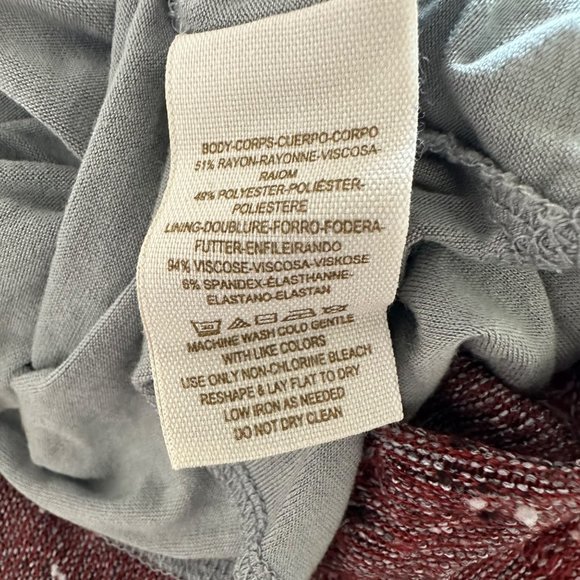 Free People‎ FP Beach Red Midi Tie Side Dress Size Small - Picture 11 of 11